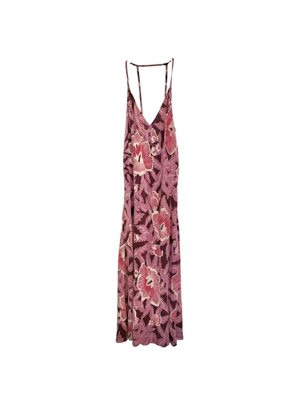 Equipment Alliana Hawaiian maxi dress adjustable straps